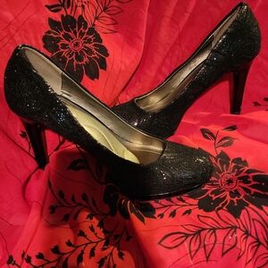 Bandolino Black Sparkling Heels